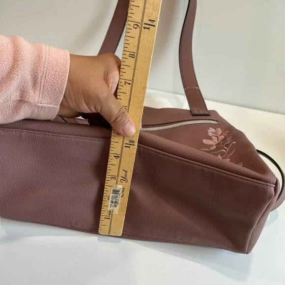 Rosetti Bodhi Floral Embroidered Bag Powder Rose Taupe Purse - Picture 5 of 10